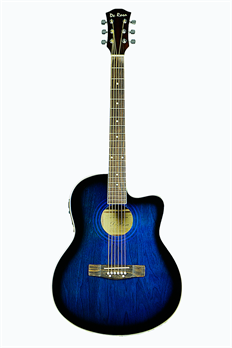 De Rosa GA700CE-BLS Cutaway Guitarra Acústica-Eléctrica de Cuerpo Delgado