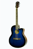 De Rosa GA700CE-BLS Cutaway Guitarra Acústica-Eléctrica de Cuerpo Delgado