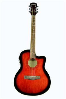 De Rosa GA700CE-RDS Cutaway Guitarra Acústica-Eléctrica de Cuerpo Delgado