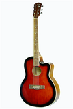 De Rosa GA700CE-RDS Cutaway Guitarra Acústica-Eléctrica de Cuerpo Delgado