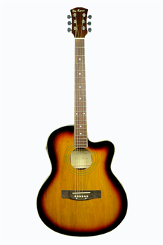 De Rosa GA700CE-TS Cutaway Guitarra Acústica-Eléctrica de Cuerpo Delgado